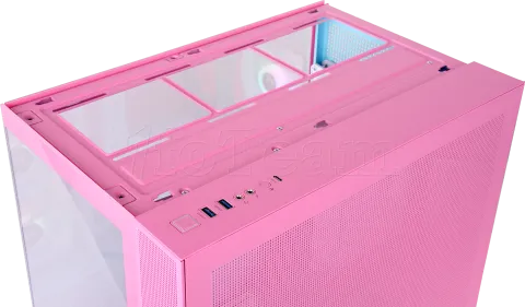 Photo de Boitier Moyen Tour ATX Thermaltake View 380 TG RGB avec panneaux vitrés (Rose/Bleu)