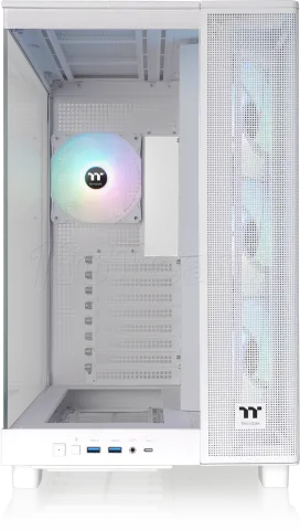 Photo de Boitier Moyen Tour ATX Thermaltake View 380 XL TG RGB avec panneaux vitrés (Blanc)