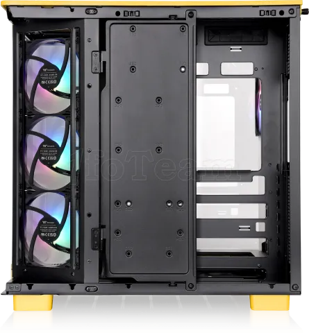 Photo de Boitier Moyen Tour ATX Thermaltake View 380 XL TG RGB avec panneaux vitrés (Jaune)