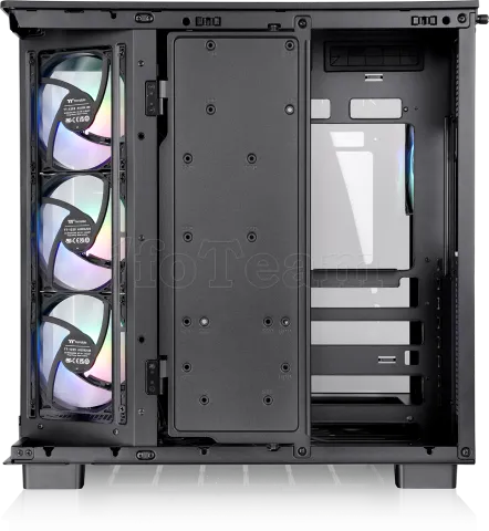 Photo de Boitier Moyen Tour ATX Thermaltake View 380 XL TG RGB avec panneaux vitrés (Noir)