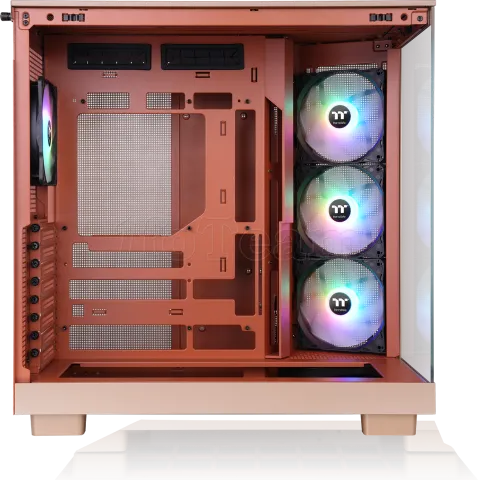 Photo de Boitier Moyen Tour ATX Thermaltake View 380 XL TG RGB avec panneaux vitrés (Rouge)