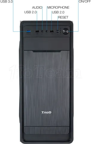 Photo de Boitier Moyen Tour ATX TooQ TQC-5701U3C (Noir)