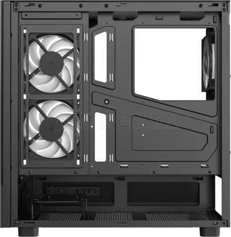 Photo de Boitier Moyen Tour ATX Xeron Nex C51 RGB avec panneaux vitrés (Noir)