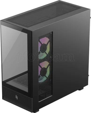 Photo de Boitier Moyen Tour ATX Xeron Nex C51 RGB avec panneaux vitrés (Noir)