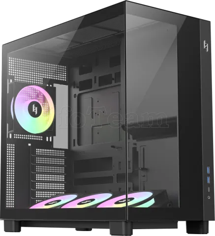 Photo de Boitier Moyen Tour ATX Xeron Nex C53 RGB avec panneaux vitrés (Noir)