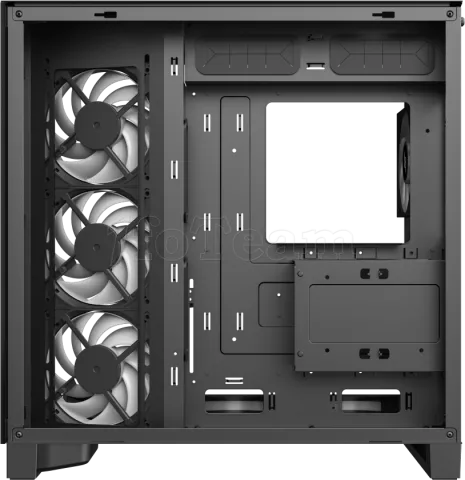 Photo de Boitier Moyen Tour ATX Xeron Nex C56 RGB avec panneaux vitrés (Noir)