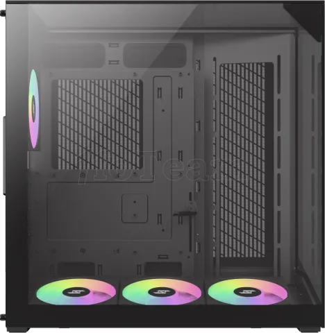 Photo de Boitier Moyen Tour ATX Xeron Nex C56 VC RGB avec panneaux vitrés (Noir)