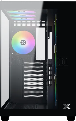 Photo de Boitier Moyen Tour ATX Xigmatek Aqua V Air RGB avec panneaux vitrés (Noir)