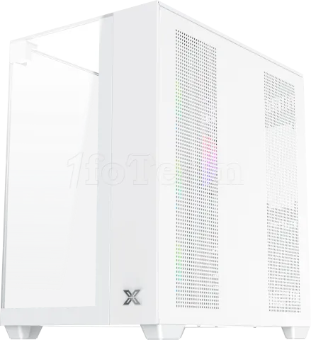 Photo de Boitier Moyen Tour ATX Xigmatek Aqua V RGB avec panneaux vitrés (Blanc)
