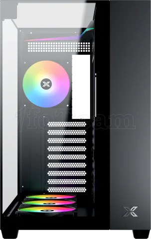 Photo de Boitier Moyen Tour ATX Xigmatek Aqua V RGB avec panneaux vitrés (Noir)