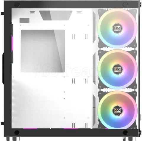 Photo de Boitier Moyen Tour ATX Xigmatek Aquarius Plus RGB avec panneaux vitrés (Blanc)