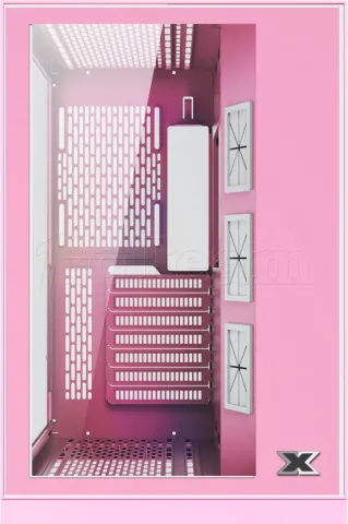 Photo de Boitier Moyen Tour ATX Xigmatek Aquarius S Queen RGB avec panneaux vitrés (Rose)
