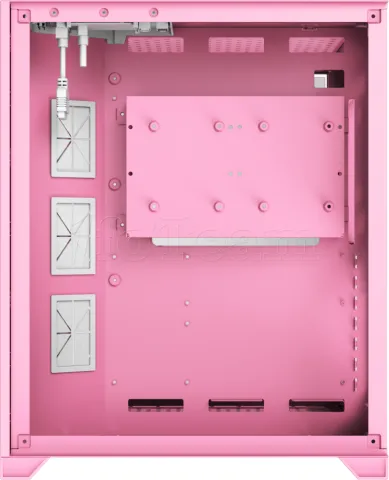 Photo de Boitier Moyen Tour ATX Xigmatek Aquarius S Queen RGB avec panneaux vitrés (Rose)