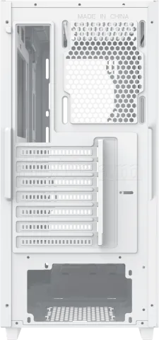 Photo de Boitier Moyen Tour ATX Xigmatek Elite 1 RGB avec panneaux vitrés (Blanc)