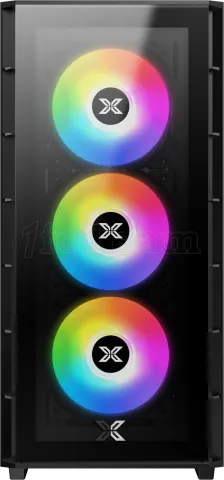 Photo de Boitier Moyen Tour ATX Xigmatek Elite 1 RGB avec panneaux vitrés (Noir)