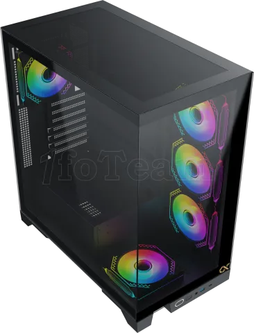 Photo de Boitier Moyen Tour ATX Xigmatek Endorphin Ultra RGB avec panneaux vitrés (Noir)