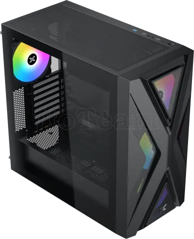Photo de Boitier Moyen Tour ATX Xigmatek Hyperion RGB avec panneau vitré