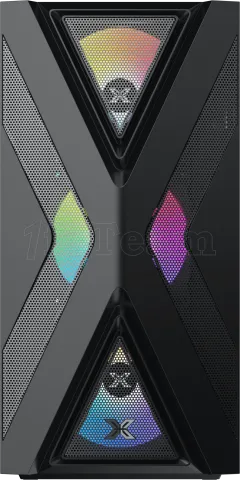 Photo de Boitier Moyen Tour ATX Xigmatek Hyperion RGB avec panneau vitré