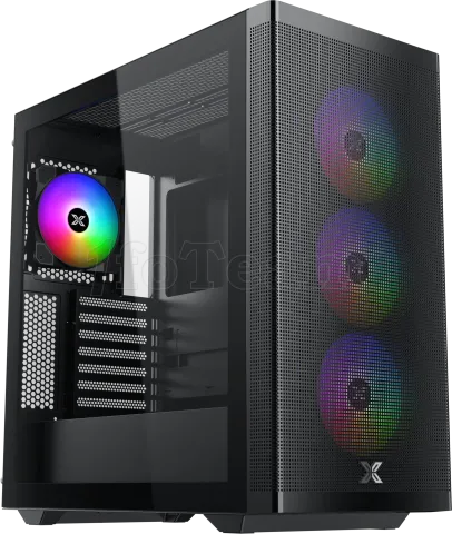 Photo de Boitier Moyen Tour ATX Xigmatek Osiris RGB avec panneau vitré (Noir)
