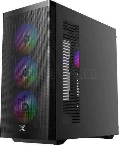 Photo de Boitier Moyen Tour ATX Xigmatek Osiris RGB avec panneau vitré (Noir)