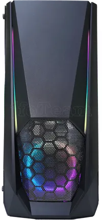 Photo de Boitier Moyen Tour ATX Xilence Performance C Xilent Blast XG141 RGB avec panneau vitré (Noir)