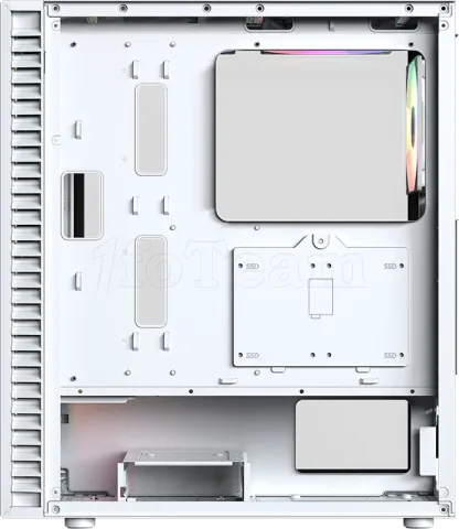 Photo de Boitier Moyen Tour ATX XYZ AIRONE 100 MESH RGB avec panneau vitré (Blanc)