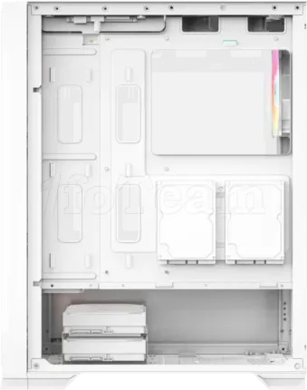 Photo de Boitier Moyen Tour ATX XYZ AirOne 300 X Mesh RGB avec panneau vitré (Blanc)