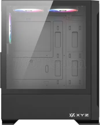 Photo de Boitier Moyen Tour ATX XYZ AirOne 300 X Mesh RGB avec panneau vitré (Noir)