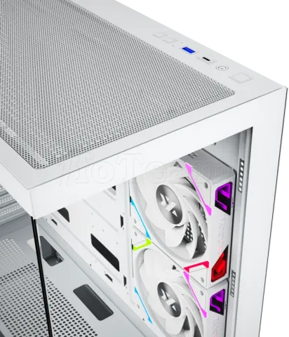 Photo de Boitier Moyen Tour ATX XYZ Aurorax 100 Pro RGB avec panneau vitré (Blanc)