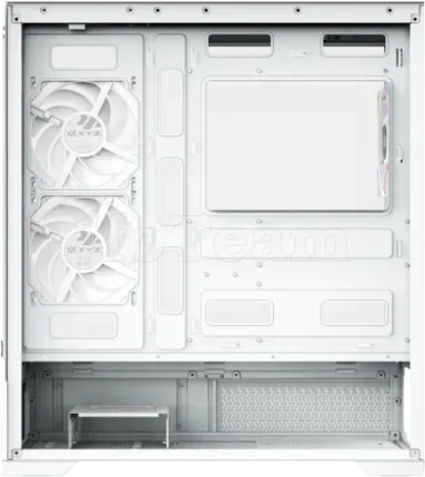 Photo de Boitier Moyen Tour ATX XYZ Aurorax 100 Pro RGB avec panneau vitré (Blanc)