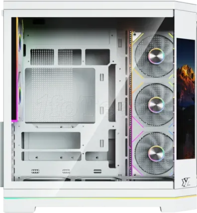 Photo de Boitier Moyen Tour ATX XYZ Neutron X Pro RGB avec panneaux vitrés (Blanc)