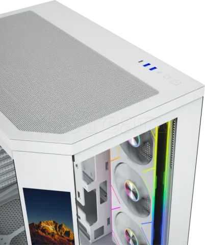 Photo de Boitier Moyen Tour ATX XYZ Neutron X Pro RGB avec panneaux vitrés (Blanc)