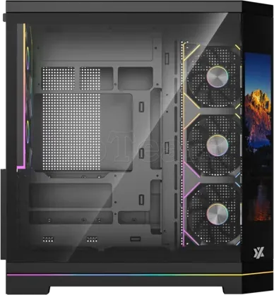 Photo de Boitier Moyen Tour ATX XYZ Neutron X Pro RGB avec panneaux vitrés (Noir)