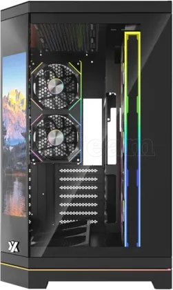 Photo de Boitier Moyen Tour ATX XYZ Neutron X Pro RGB avec panneaux vitrés (Noir)
