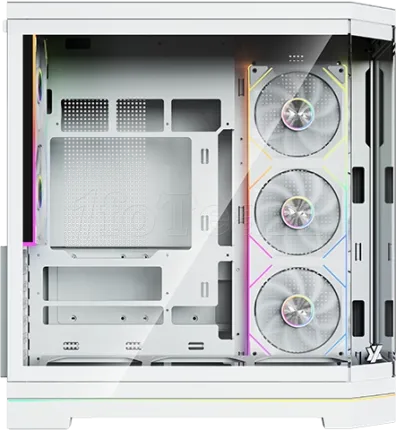 Photo de Boitier Moyen Tour ATX XYZ Neutron X RGB avec panneaux vitrés (Blanc)