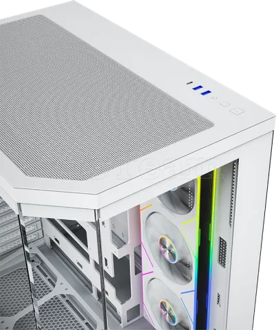 Photo de Boitier Moyen Tour ATX XYZ Neutron X  RGB avec panneaux vitrés (Blanc)