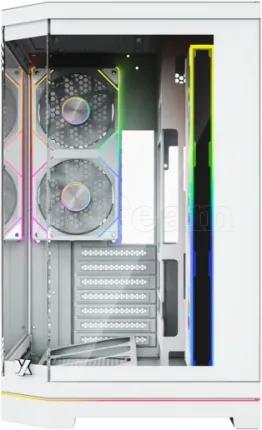 Photo de Boitier Moyen Tour ATX XYZ Neutron X RGB avec panneaux vitrés (Blanc)