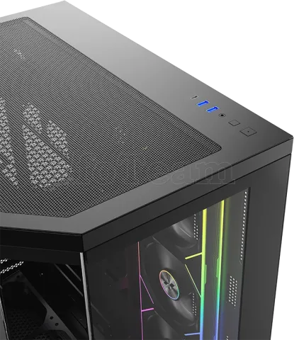 Photo de Boitier Moyen Tour ATX XYZ Neutron X RGB avec panneaux vitrés (Noir)