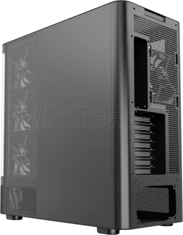 Photo de Boitier Moyen Tour ATX XYZ Quantum Pro RGB avec panneaux vitrés (Noir)
