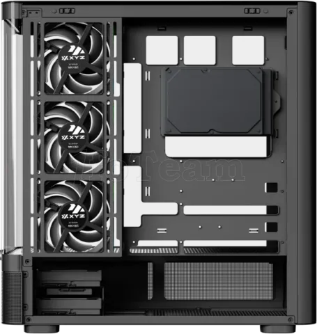 Photo de Boitier Moyen Tour ATX XYZ Quantum Pro RGB avec panneaux vitrés (Noir)