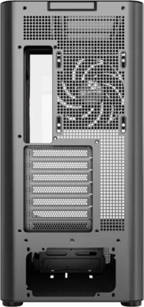 Photo de Boitier Moyen Tour ATX XYZ Quantum Pro RGB avec panneaux vitrés (Noir)