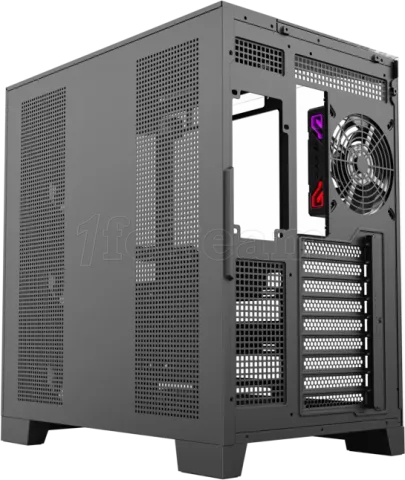 Photo de Boitier Moyen Tour ATX XYZ Tesseract RGB avec panneaux vitrés (Noir)