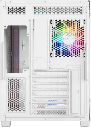 Photo de Boitier Moyen Tour ATX XYZ Tesseract X RGB avec panneaux vitrés (Blanc)