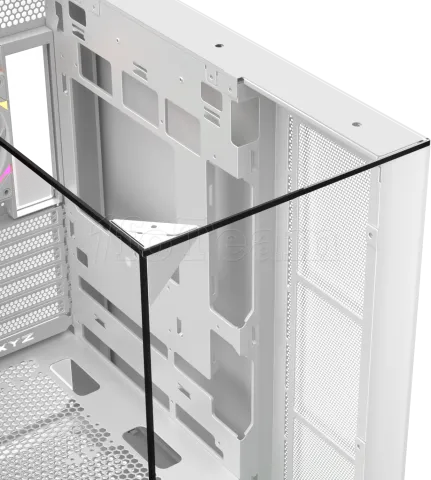 Photo de Boitier Moyen Tour ATX XYZ Trifecta Hydrotemp RGB avec panneaux vitrés (Blanc) avec Watercooling