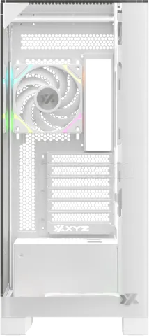 Photo de Boitier Moyen Tour ATX XYZ Trifecta RGB avec panneaux vitrés (Blanc)