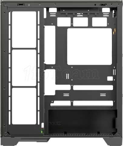 Photo de Boitier Moyen Tour ATX XYZ Trifecta RGB avec panneaux vitrés (Noir)