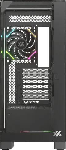 Photo de Boitier Moyen Tour ATX XYZ Trifecta RGB avec panneaux vitrés (Noir)