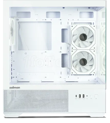 Photo de Boitier Moyen Tour ATX Zalman Chronix v2 avec panneaux vitrés (Blanc)
