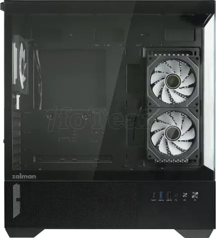 Photo de Boitier Moyen Tour ATX Zalman Chronix v2 avec panneaux vitrés (Noir)