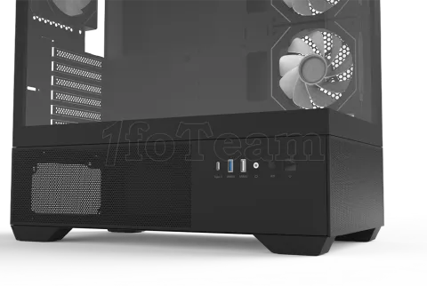 Photo de Boitier Moyen Tour ATX Zalman Chronix v2 avec panneaux vitrés (Noir)
